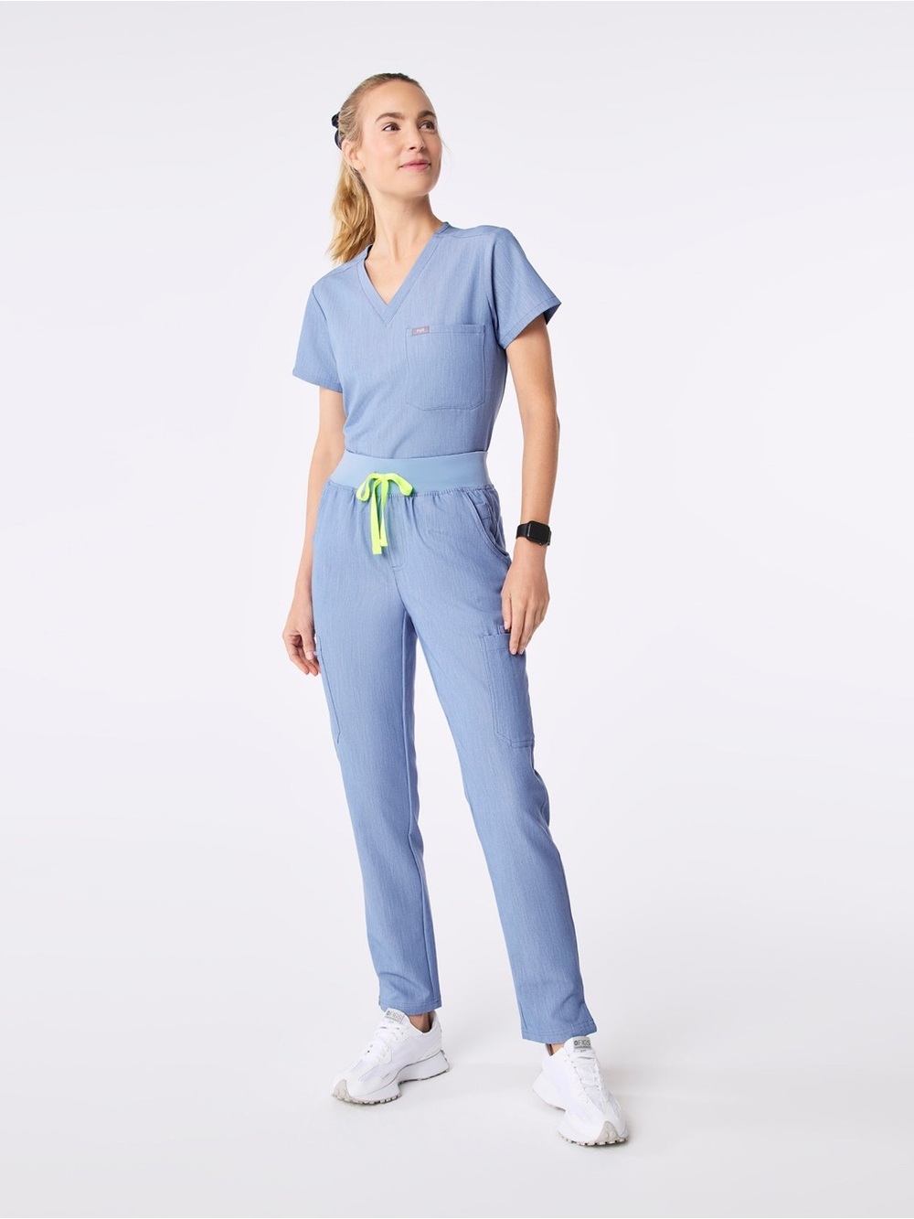 FIGS Heather Indigo Set